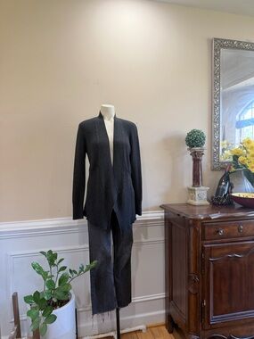 Eileen Fisher  Open-Front Long Cardigan Sweater